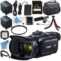 Canon VIXIA HF G21 HFG21 Full HD Camcorder 2404C002 + Lithium Ion Battery Pack + 32GB microSDHC Card + 58mm UV Filter + LED Light + Condenser Mic + Memory Card Wallet + Card Reader Bundle