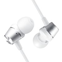 BOTUO Wired Stereo Earbuds with Microphone and Remote Bass Ear Earphones Headphones for iOS and Adroid Cell Phone White