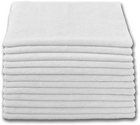 Highest Quality Microfiber Terry Cloth 16x16 300gsm - White Case of 204