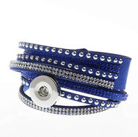 Fashion 1pcs Charm bracelet For Noosa snaps chunk button NS 43