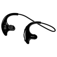 Ralyin Wearable MP3 Player Walkman Sport Wireless Headphones with Microphone Bluetooth Earbuds Built in 8GB TF Card Memory Storage Headset for Running Gym Workout Sweatproof Earphones Cordless (Black)