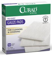 Curad 10ct 4x4 Pro Gauze - Case of 24