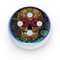 Sugar Skull Paisley - Skin Sticker Decal Wrap for Amazon Echo Dot 3rd Gen