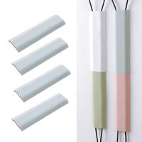 Cable Concealer On-Wall Cord Cover Raceway Kit 4 PCS Paintable Channel to Hide and Conceal Cords, Cables, or Wires for TV Computer Office Theater