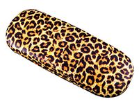 Leopard Print Glasses Case Protective Holder Hard Leather Eyeglasses Case - 17