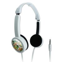 GRAPHICS & MORE Dinosaur Jurassic Dinoscape Novelty Travel Portable On-Ear Foldable Headphones