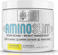 AMINO SLIM - Slimming BCAA Weight Loss Drink For Women, Vegan Amino Acids & L-Glutamine Powder for Post Workout Recovery & Thyroid Support | Appetite Suppressant, Metabolism Booster & Stress Relief