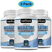 Migraine Defense Headache Relief Supplement - Neurologist Recommended to Help Prevent Pain, Nausea, Sensitivity and Auras from Tension and Chronic Strain (3 Pack)