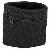 Zipper Wristband Wallet Wristband Unisex Wristband Coin Keys Storage Zipper Pocket Sport Wrist Wallet Gym Running Basketball(Black)