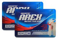 SINSINPAS AREX Cool & Hot Pain Relieving Patch, Medium 2 Pack (20 Patches Total)