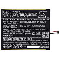 Battery for A K Fire HD 10.1 Fire HD 10.1 7th SL056ZE 26S1015-A 2955C7 58-000187