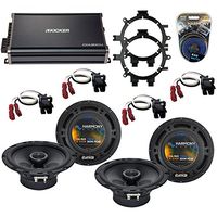 Compatible with GMC Yukon/Yukon XL 2007-2013 OEM Speaker Upgrade Harmony R5 R65 & CXA300.4 Amp (Renewed)