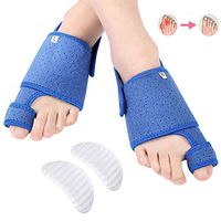 ZZYYZZ Bunion Corrector,Hallux Valgus Splint with Arch Support Gel Pads and Heel Strap, Bunion Support Big Toe Sleeve for Flat Foot Pain Relief