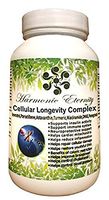 Anti Aging Supplements with Antioxidants (Cellular Longevity Complex), 90 Cap, Pterostilbene,Niacinamide,Turmeric,Trans Resveratrol,DMAE,Astaxanthin,Pomegranate, Vitamin A,C,E