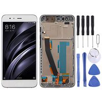 JUNXI Phone case Phone Cover LCD Screen and Digitizer Full Assembly with Frame for Xiaomi Mi 6(Black)+Highly Recommended (Color : White)