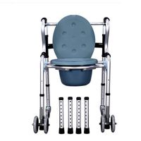 LBYMYB Walker Rehabilitation Training Equipment with Wheelchair Assisted Walking Lower Limb Training Toilet Elderly Walker Wheelchair (Size : B)