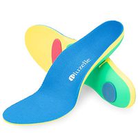 BLUZELLE Sports Insoles (EVA) with Arch Support, Stable Relieving Shoe Insert for Optimal Walking + Running, Size:S 4.5-7.5 US Women / 3.5-6.5 US Men