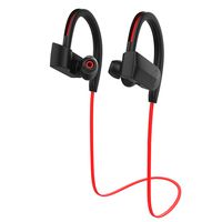 Bluetooth Headphones,IPX7 Waterproof Wireless Sports Headphones,Richer Bass HiFi Stereo in-Ear Earphones with Mic,Noise Cancelling Bluetooth Headsets for Workout/Running/Gym Jogging(Red)