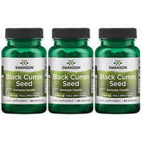 Swanson Full Spectrum Black Cumin Seed 400 Milligrams 60 Capsules 3 Pack