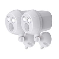 NetBright MBN391 Wireless Networked Battery Motion Activated Spot Light 2 Pk (White)