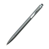 Lynktec LTTG-0018DGY Truglide Duo Stylus Pen with Fiber Mesh Tip and Ballpoint Pen for iPad, iPhone, Tablet, Smartphone, and Touchscreen Devices (Gray)