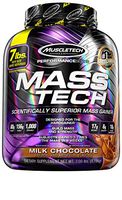 MuscleTech Mass Tech Mass Gainer Protein Powder, Build Muscle Size & Strength with High-Density Clean Calories, Milk Chocolate, 7lbs (3.2kg)