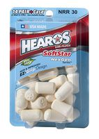 HEAROS Softstar Foam NexGen Ear Plugs, 14 Pair + Free Mail in Case