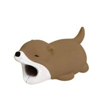 Lefthigh Cable Accessory for iPhone, 1pcs Cable Winder Organizer Protector Cute Animal for iPhone Shark Bite Mobile Phone Connector (Cute Dog)