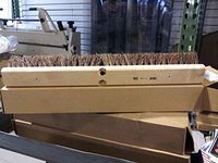 Osborn Garage Sweeping Economy Floor Broom, Brown Palmyra Bristle, 24" Block Length, 3-7/8" Trim Length