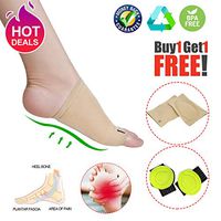 Arch Support, Plantar Fasciitis Arch Support Brace High Arch Support Sleeves with Gel Pad Cushions Metatarsal Pads for Women and Men,Relief High Arch Pain Flat Feet Heel Spurs and Plantar Fasciitis