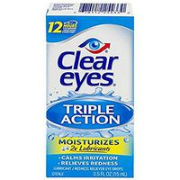Clear Eyes Triple Action Relief Eye Drops 0.50 oz