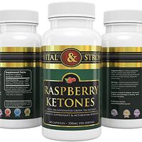 Vital and Strong Raspberry Ketones with Green Tea Extract 60 Count