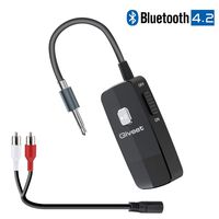 Giveet Bluetooth V4.2 Audio Receiver, Wireless Portable Bluetooth Adapter with 3.5 mm Aux Output for Home Stereo Hi-Fi Music Streaming, Car Audio System, Wired Headphones & Speaker (Not for TV)