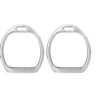 HEEPDD Children Stirrups for Saddle Safety Lightweight Stirrup Hand-Polished Aluminum Die Casting Kid Horse Saddle Iron