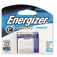 Energizer EL223APBP Lithium Photo Battery, for Electronics, 6 Volt
