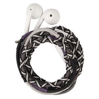 Earphones, Earbuds, in Ear Headphones with Microphone Remote for iPhone, iPad, Mac, Laptop Android Devices Fabric Braided Wistband Bracelet