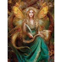 Meidexian888 DIY 5D Diamond Painting,Embroidery Paintings Rhinestone Pasted DIY Diamond Painting Cross Stitch (B)