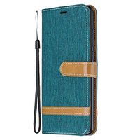 NEXCURIO Wallet Case for Xiaomi Redmi Note 8 Pro with Card Holder Side Pocket Kickstand, Shockproof Leather Flip Cover Case for Xiaomi Redmi Note8 Pro - NEBFE020351 Green