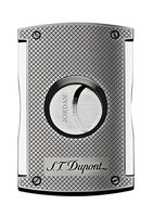 Personalized S.T. Dupont Chrome Grid MaxiJet Cigar Cutter with Free Laser Engraving