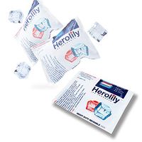 HEROLILY Reusable (HDR) Heat & Ice Sheets Packs, Extreme Freeze Cooler, for Food Hiking Camping Outdoor, 5.1" x 3.8" Inch 4 Ply Re-freezable Non Toxic Leakproof Refrigerant Pack - 5 Sheet