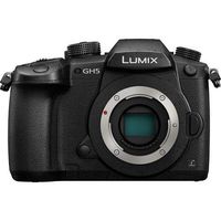 Panasonic Lumix DC-GH5 Mirrorless Micro Four Thirds Digital Camera (Body Only) (International Model) No Warranty