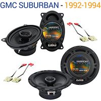 Compatible with GMC Suburban 1992-1994 OEM Speaker Replacement Harmony R46 R65 Package New
