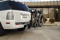 Harmar Mobility AL030 Wheelchair Lift Outside Power Carrier with II/III Hitch Adapter & Wiring Harness & Swing-Away Arm