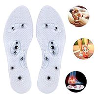 Acupressure Magnetic Massage Insoles - Magnetic Therapy Massaging Foot Reflexology Anti-Plantar Fasciitis Relief Pain Shoes Insoles Washable and Cutable for Men Women Unisex 1 Pair (Max. 12 US/29cm)