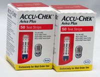 Accu-Chek Aviva Plus Blood Glucose Test Strips, 100 Count (Pack of 3)