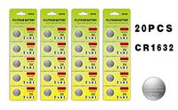 hikochi Power CR1632 Coin Cell Lithium Battery 3v 20cells