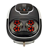 L.HPT Foot Spa Machine Foot Spa and Massager Heat Bubbles Vibration Roller Remote Control Tired Feet Stress Relief Feet Care Relaxation