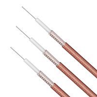 50ft RG-142 Coax Cable Low Loss M17/60 Thin Coaxial Cable Silver-Plated Coppe Double Braid Teflon Jacket by XRDS-RF