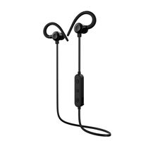 Wireless Headphones, Gorsun E56 Bluetooth Earhook Headphones Lightwieght in-Ear Earphones with Magnetic Connection for Sports with Built-in Mic(Black)