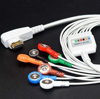 Human Body Composition Monitor, Health Condition Tester Cable, Data Transmission Cable (DMS300-4A, 7 Branches Snap Button Type)